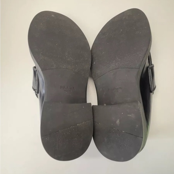 Prada brushed chocolate loafers - Picture 9 of 10